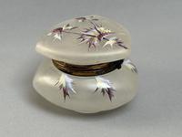 Stunning Art Nouveau Enamel Decorated Trinket Box