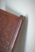 Peruvian Tooled Saddle Leather Folding Armchair (12 of 13) Peruvian Tooled Saddle Leather Folding Armchair (12 of 13)