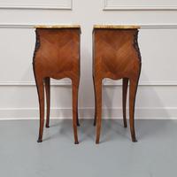 Beautiful Bombe shaped Bedside Cabinets c1930 (6 of 9) Beautiful Bombe shaped Bedside Cabinets c1930 (6 of 9)