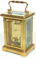 Antique French Classic 8-Day Carriage Clock Classic Case with Enamel Dial (2 of 5) Antique French Classic 8-Day Carriage Clock Classic Case with Enamel Dial (2 of 5)
