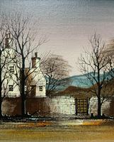 Ronald Folland (1932-1999) Original Signed Winter Village Landscape Oil Painting (4 of 12) Ronald Folland (1932-1999) Original Signed Winter Village Landscape Oil Painting (4 of 12)