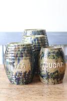 Scottish Pottery Slipware Barrel Storage Jars x4 (33 of 35) Scottish Pottery Slipware Barrel Storage Jars x4 (33 of 35)