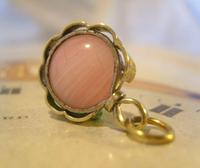 Antique Pocket Watch Chain Fob 1890s Victorian Gilt & Pink Stone Dainty Fob (2 of 7) Antique Pocket Watch Chain Fob 1890s Victorian Gilt & Pink Stone Dainty Fob (2 of 7)