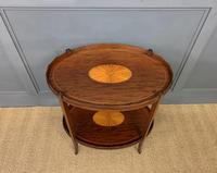 Edwardian Inlaid Mahogany 2 Tier Table (3 of 10) Edwardian Inlaid Mahogany 2 Tier Table (3 of 10)