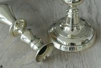 Pair of Victorian Brass Candlesticks c.1830-1860 Round Base Through Pushers 9.6" (2 of 6) Pair of Victorian Brass Candlesticks c.1830-1860 Round Base Through Pushers 9.6" (2 of 6)