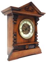 Light Mahogany Bracket Mantel Clock Architectural Striking 8 Day Mantle Clock (6 of 6) Light Mahogany Bracket Mantel Clock Architectural Striking 8 Day Mantle Clock (6 of 6)