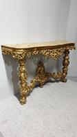 Carved Wood Gilt Console Table (12 of 17) Carved Wood Gilt Console Table (12 of 17)