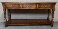 Reproduction Oak Dresser Base / Oak Side Table (7 of 10) Reproduction Oak Dresser Base / Oak Side Table (7 of 10)