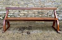 Antique Pitch Pine Gothic Style Church Pew Bench (3 of 13) Antique Pitch Pine Gothic Style Church Pew Bench (3 of 13)