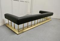 Large Brass & Black Leather Step Over Club Fender (3 of 7) Large Brass & Black Leather Step Over Club Fender (3 of 7)