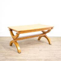Art Deco Style Maple Coffee Table