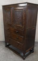 Good Quality Carved Oak Tallboy / Linen Press / Wardrobe (2 of 11) Good Quality Carved Oak Tallboy / Linen Press / Wardrobe (2 of 11)