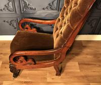 Victorian Mahogany Scroll Arm Nursing Chair (5 of 9) Victorian Mahogany Scroll Arm Nursing Chair (5 of 9)