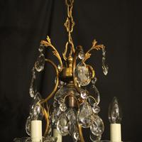French Gilded Birdcage 4 Light Antique Chandelier (9 of 10) French Gilded Birdcage 4 Light Antique Chandelier (9 of 10)