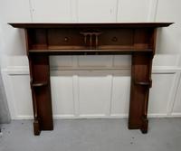 1930s Art Deco Style Mahogany Fireplace (3 of 6) 1930s Art Deco Style Mahogany Fireplace (3 of 6)
