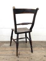 Pair of 19th Century Elm Bar Back Farmhouse Chairs (6 of 7) Pair of 19th Century Elm Bar Back Farmhouse Chairs (6 of 7)
