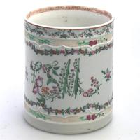 Fine & Unusual Chinese Famille Rose Export Porcelain Tankard 18th Century (2 of 9) Fine & Unusual Chinese Famille Rose Export Porcelain Tankard 18th Century (2 of 9)