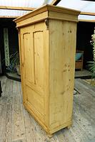 Large Old Pine 1 Door Food Cupboard / Linen / Kitchen / Larder / Wardrobe - We Deliver! (7 of 12) Large Old Pine 1 Door Food Cupboard / Linen / Kitchen / Larder / Wardrobe - We Deliver! (7 of 12)