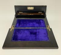 Antique Amboyna Mother of Pearl Inlaid Writing Slope Lap Box (4 of 19) Antique Amboyna Mother of Pearl Inlaid Writing Slope Lap Box (4 of 19)