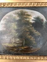 Antique Georgian landscape oil painting of boy in woods 1 of 2 (4 of 9) Antique Georgian landscape oil painting of boy in woods 1 of 2 (4 of 9)