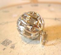 Victorian Revival Pocket Watch Chain Fob 1970s Vintage Puffy Chrome Ball Fob (3 of 6) Victorian Revival Pocket Watch Chain Fob 1970s Vintage Puffy Chrome Ball Fob (3 of 6)