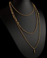 Antique Victorian Longuard Chain, Muff Chain Necklace (6 of 10) Antique Victorian Longuard Chain, Muff Chain Necklace (6 of 10)