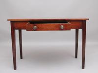 Early 19th Century Mahogany Side Table with a Single Frieze Drawer (2 of 9) Early 19th Century Mahogany Side Table with a Single Frieze Drawer (2 of 9)