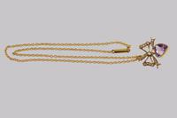 Antique Seed Pearl & Amethyst Pendant 15ct Gold Victorian / Edwardian Necklace (4 of 10) Antique Seed Pearl & Amethyst Pendant 15ct Gold Victorian / Edwardian Necklace (4 of 10)