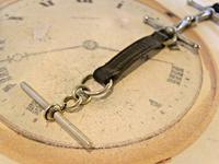Victorian Equestrain Pocket Watch Chain 1890s Antique Steel & Leather Albert with Snaffle Bit (11 of 12) Victorian Equestrain Pocket Watch Chain 1890s Antique Steel & Leather Albert with Snaffle Bit (11 of 12)