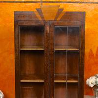 Art Deco Oak Glazed Bookcase (2 of 11) Art Deco Oak Glazed Bookcase (2 of 11)