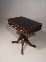 Elegant 4 Drawer Regency Period Library Table (3 of 6) Elegant 4 Drawer Regency Period Library Table (3 of 6)