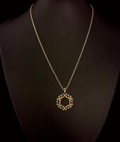 Antique Art Nouveau 15ct Gold Floral Pendant, Pearl & Turquoise, 9ct Gold Necklace (5 of 12) Antique Art Nouveau 15ct Gold Floral Pendant, Pearl & Turquoise, 9ct Gold Necklace (5 of 12)