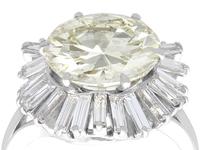 8.24ct Diamond & Platinum Ring by Boucheron - Vintage c.1950 (3 of 13) 8.24ct Diamond & Platinum Ring by Boucheron - Vintage c.1950 (3 of 13)