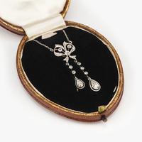 Antique Belle Epoque Gold Platinum & Diamond Pendant c.1910 (5 of 7) Antique Belle Epoque Gold Platinum & Diamond Pendant c.1910 (5 of 7)