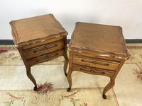 Vintage French Pair of Louis Style Bedsides Tables Oak Cabinets (10 of 12) Vintage French Pair of Louis Style Bedsides Tables Oak Cabinets (10 of 12)