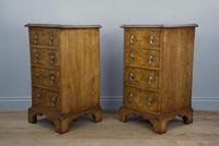Antique Pair of Burr Walnut Bedside Chests of Drawers (3 of 8) Antique Pair of Burr Walnut Bedside Chests of Drawers (3 of 8)
