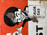 Vintage Original English 1950's Enamel Advertising Sign Calor Gas Stockist (14 of 22) Vintage Original English 1950's Enamel Advertising Sign Calor Gas Stockist (14 of 22)
