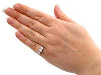 1.89ct Diamond & 18ct White Gold Trilogy Ring c.1950 (7 of 9) 1.89ct Diamond & 18ct White Gold Trilogy Ring c.1950 (7 of 9)