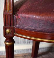 Pair of French Directoire Leather Armchairs (16 of 16) Pair of French Directoire Leather Armchairs (16 of 16)