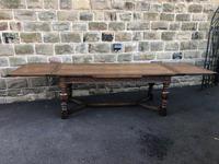 Large Antique Oak 10ft 6" Extending Dining (2 of 12) Large Antique Oak 10ft 6" Extending Dining (2 of 12)