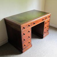 Mahogany Pedestal Desk (2 of 7) Mahogany Pedestal Desk (2 of 7)