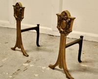 Elegant Pair of 19th Century Andirons or Fire Dogs (5 of 5) Elegant Pair of 19th Century Andirons or Fire Dogs (5 of 5)