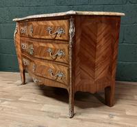 French Kingwood serpentine 3 draw commode (7 of 9) French Kingwood serpentine 3 draw commode (7 of 9)