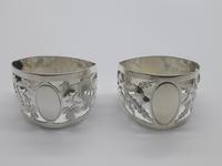 Pair of Silver Napkin Rings (7 of 7) Pair of Silver Napkin Rings (7 of 7)
