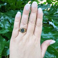Vintage 9ct Yellow Gold Green Synthetic Spinel Dress Ring, Imitation Tourmaline (2 of 10) Vintage 9ct Yellow Gold Green Synthetic Spinel Dress Ring, Imitation Tourmaline (2 of 10)