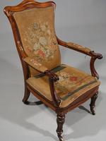 Shapely Mid 19th Century Rosewood Armchair (3 of 5) Shapely Mid 19th Century Rosewood Armchair (3 of 5)
