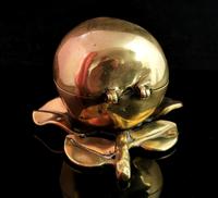 Antique Victorian Brass Inkwell, Apple (6 of 13) Antique Victorian Brass Inkwell, Apple (6 of 13)