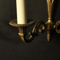 French Pair of Gilded Brass Antique Wall Lights (4 of 8) French Pair of Gilded Brass Antique Wall Lights (4 of 8)