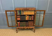 Burr Walnut 2 Door Glazed Bookcase (6 of 15) Burr Walnut 2 Door Glazed Bookcase (6 of 15)