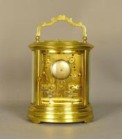 Oval Repeating Carriage Clock with Calendar & Alarm (7 of 10) Oval Repeating Carriage Clock with Calendar & Alarm (7 of 10)